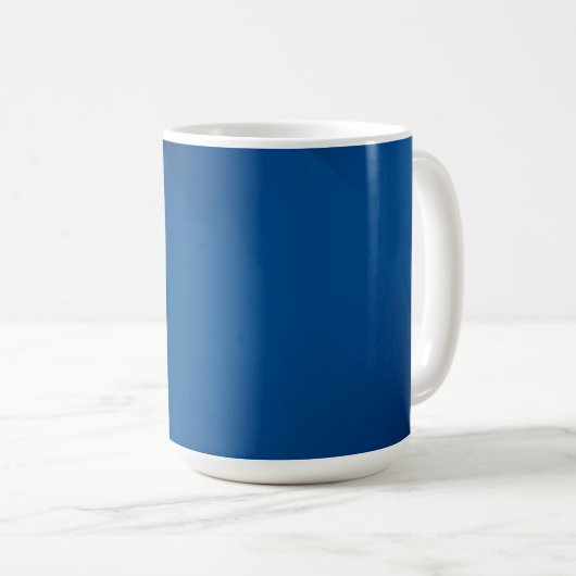 BLANK ERSTELLEN SIE IHRE EIGENE BLAUE TASSE (VorderseiteRechts)