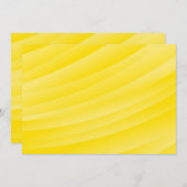 BLANK ERSTELLEN SIE IHRE EIGENE GELBE EINLADUNG (Vorne/Hinten)