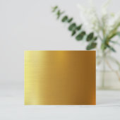 BLANK ERSTELLEN SIE IHRE EIGENE GOLD POSTCARD POSTKARTE (Stehend Vorderseite)