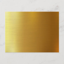 BLANK ERSTELLEN SIE IHRE EIGENE GOLD POSTCARD POSTKARTE
