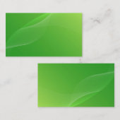 BLANK ERSTELLEN SIE IHRE EIGENE GRÜNE GESCHÄFTSKAR VISITENKARTE (Vorne/Hinten)