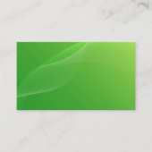 BLANK ERSTELLEN SIE IHRE EIGENE GRÜNE GESCHÄFTSKAR VISITENKARTE (Vorderseite)