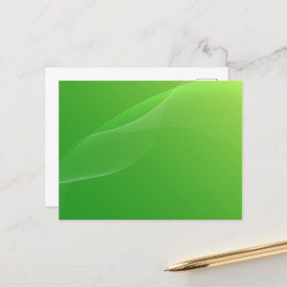 BLANK ERSTELLEN SIE IHRE EIGENE GRÜNE POSTCARD POSTKARTE