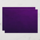 BLANK ERSTELLEN SIE IHRE EIGENE LILA EINLADUNG (Vorne/Hinten)