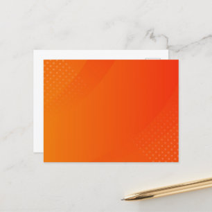 BLANK ERSTELLEN SIE IHRE EIGENE ORANGE POSTCARD POSTKARTE