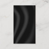 BLANK ERSTELLEN SIE IHRE EIGENE SCHWARZE GESCHÄFTS VISITENKARTE (Rückseite)