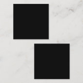 Blank erstellen Sie Ihre eigenen benutzerdefiniert Quadratische Visitenkarte (Vorne/Hinten)