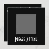 BLANK - ERSTELLEN SIE IHREN EIGENEN KUNDEN EINLADUNG (Vorne/Hinten)