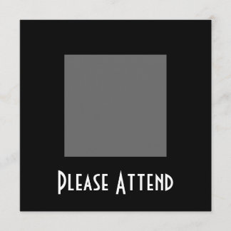 BLANK - ERSTELLEN SIE IHREN EIGENEN KUNDEN EINLADUNG