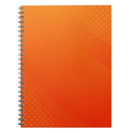 BLANK ERSTELLEN SIE IHREN EIGENEN ORANGE JOURNAL NOTIZBLOCK