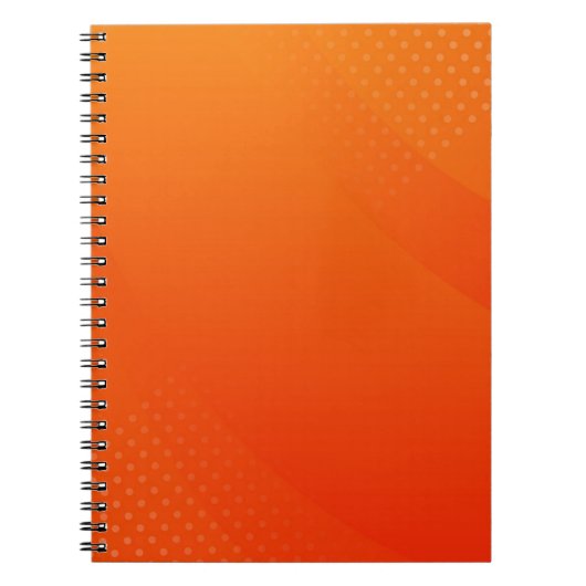BLANK ERSTELLEN SIE IHREN EIGENEN ORANGE JOURNAL NOTIZBLOCK (Vorderseite)
