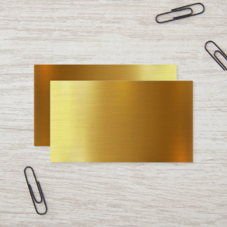 BLANK ERSTELLT IHRE EIGENE GOLD-GESCHÄFTSKARTE VISITENKARTE