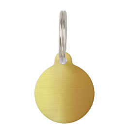 BLANK ERSTELLT IHREN EIGENEN GOLD PET ID TAG HAUSTIERMARKE
