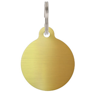 BLANK ERSTELLT IHREN EIGENEN GOLD PET ID TAG HAUSTIERMARKE