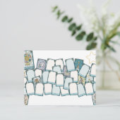 Blank Feiertagspostkarte (Stehend Vorderseite)