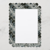 Blank-Floral-Einladung Einladung (Vorne/Hinten)