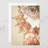 Blank-Floral-Einladung Einladung (Vorne/Hinten)