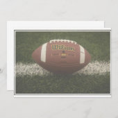 Blank Football Einladung (Vorne/Hinten)
