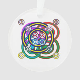 Blank formatierte Vorlage ADD-Text-Bild ACRYLIC-GI Ornament