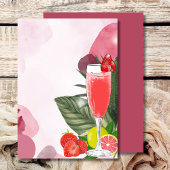 Blank fügen Sie Ihre eigene Brunch Bubbly Mimosa E Einladung