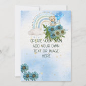 Blank fügen Sie Ihre eigene Wohnung können wir frü Einladung (Vorderseite)