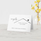 Blank Funny gratuliert zu Ihrer neuen Zuhause Card Karte (Gelbe Blume)