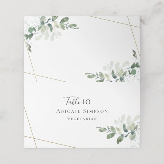 BLANK FÜR MOCKUP PLATZKARTE (Außenseite Aufgefaltet)