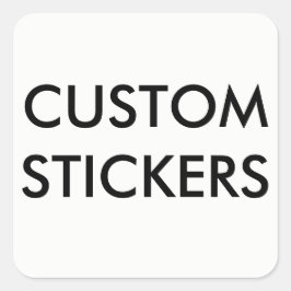 Blank für Personalisierte Aufkleber am Platz