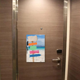 Blank für Schiffstürdekor wiederverwendbar - 4 Por Memoboard