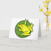 Blank-Gelbe Froschkarte Karte (Gelbe Blume)