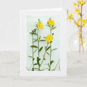 Blank-Gelbe-Pappchen-Grußkarte Karte (Gelbe Blume)