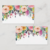 Blank gestrichene Hochzeitstisch-Platzkarten. Platzkarte (Vorne/Hinten)