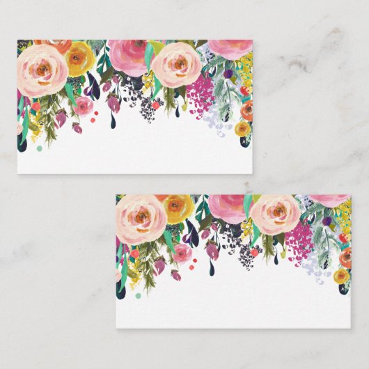 Blank gestrichene Hochzeitstisch-Platzkarten. Platzkarte (Vorne/Hinten)