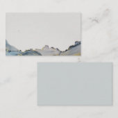 Blank getauchte blaue goldene Tinte Design kreiere Visitenkarte (Vorne/Hinten)