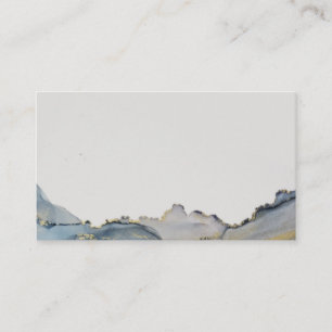 Blank getauchte blaue goldene Tinte Design kreiere Visitenkarte