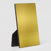 Blank Gold Custom Background Template Fotoplatte (Seite)