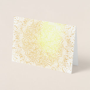Blank Gold Foil Weihnachtsgrüße Karte