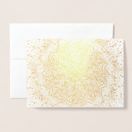 Blank Gold Foil Weihnachtsgrüße Karte