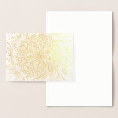 Blank Gold Foil Weihnachtsgrüße Karte (Anzeige)