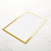Blank Gold Folieneinladung (Gedreht)