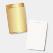 Blank-Gold-Hintergrund für Beschriftungen/Anschlag Ausweis (Vorder- & Rückseite)