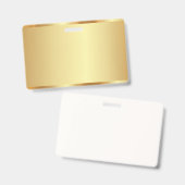 Blank-Gold-Hintergrund für den Namen des Logos hin Ausweis (Vorder- & Rückseite)