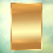 Blank Gold Hintergrund Hinzufügen Ihres QR-Code-Lo Fensteraufkleber (Blatt 3)