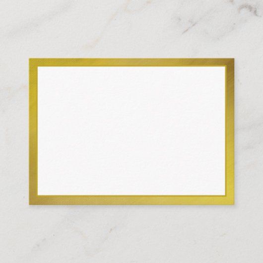 Blank Gold Mommy Advice Card Hochzeit, Ehefrau, Br Hinweiskarte (Vorderseite)