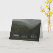 Blank Greeting Card Catskill Mountain Bunglalows Karte (Gelbe Blume)