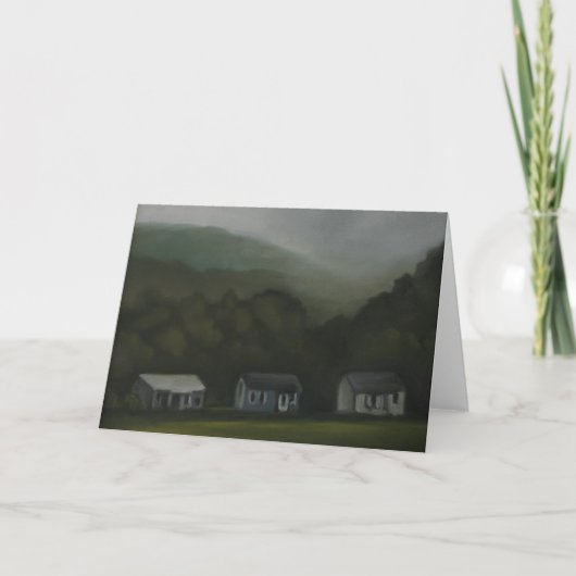 Blank Greeting Card Catskill Mountain Bunglalows Karte (Vorderseite)