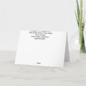 Blank Greeting Card Hudson River Landscape Karte (Rückseite)