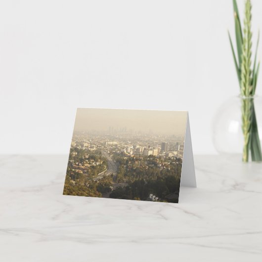 Blank Greeting Card - Los Angeles / Hollywood Dankeskarte (Vorderseite)