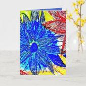 Blank Greetings Cards Karte (Gelbe Blume)
