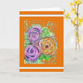 Blank Greetings Karte (Gelbe Blume)